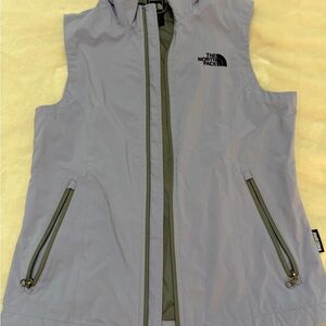 The North Face Gray Hooded Vest